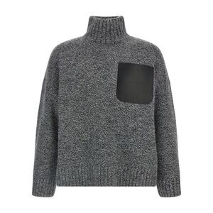 J.W.Anderson Men 'Leather Patch Pocket' Sweater